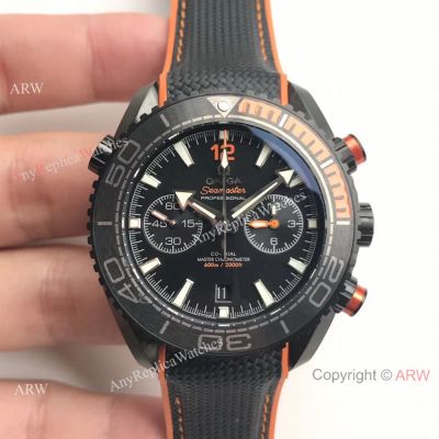 (OM)Replica Omega Seamaster Planet Ocean 600m Master Watch Black Case